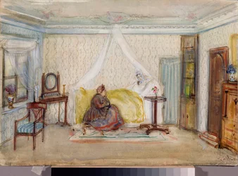 Stage Design for the Opera Eugene Onegin by P. Tchaikovsky