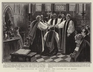 The Consecration of Canon Gore, the Laying on of Hands