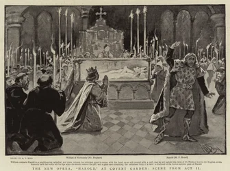 The New Opera, Harold, at Convent Garden, Scene from Act II