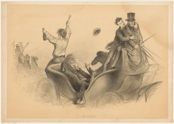 Drunken Students in a Carriage