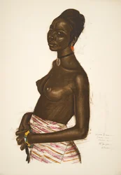 Arima Bossonou. Kanembou Woman (NGuigmi), from Dessins et Peintures d
