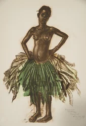 Makere Dancer (Bambili), from Dessins et Peintures d