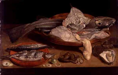 Still Life with Fish and Oysters