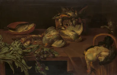 Still Life with Fish and a Lobster and Oysters