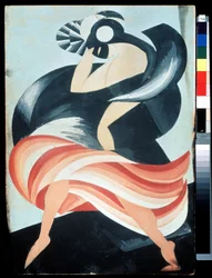 Female Mask. Costume for the play 