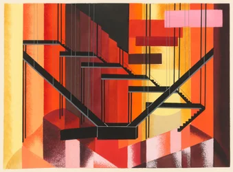 Scenic design from the portfolio Decors de Theatre, 1930