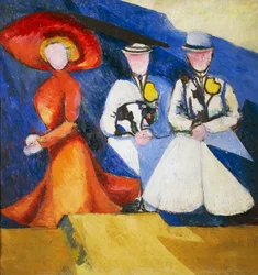 Three Female Figures
