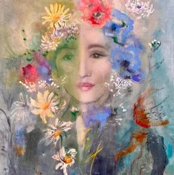 Dreamy Floral Woman