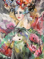 Ethereal Floral Portrait