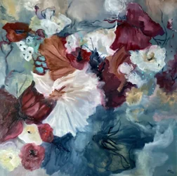 Moody Floral Painting