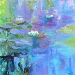 Serene Lily Pond