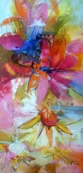 Vibrant Abstract Blooms