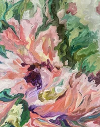 Vibrant Floral Abstract