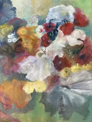 Vibrant Floral Abstraction