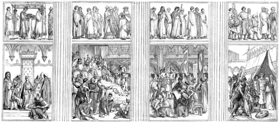 Painting in the left transept of the Pantheon, Paris, c1880-1882