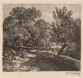 Man Resting by a Stone Wall