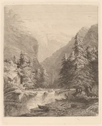 Mountain Waterfall