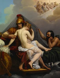 Mars and Venus Surprised by Vulcan
