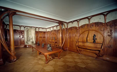 Alexandre Charpentier with the Collaboration of Alexandre Bigot; Dining Room circa 1901; Paris, Musee d