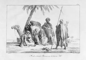 Arabs and Bedouins Resting, from the Series 