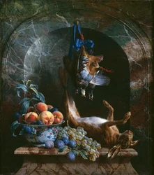 Still Life with Dead Game in a Marble Niche, 1706