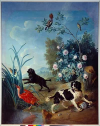 Zerbine and Jemite, the Dogs of King Louis XIV