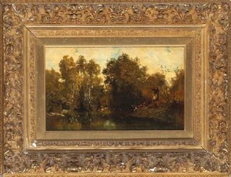 Shooting at a Woodland Pool