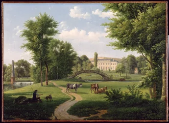 View of the Chateau de Villiers-Saint-Paul, near Senlis