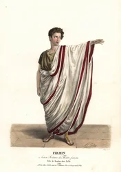 Jean-Baptiste Firmin as Faustus in the tragedy Sylla by Victor Joseph Etienne de Jouy, Theatre Francais