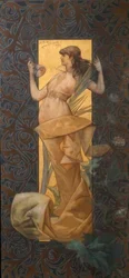 Composition with Winged Nymph at Sunrise