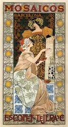 Mosaicos Escofet-Tejera Advertising Poster