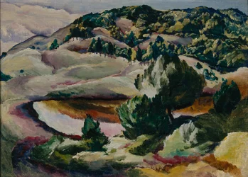 Korolkovskiye Dachas. Pond in the Hills