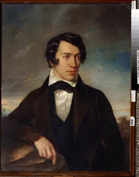 Self-Portrait by Alexei Stepanovich Khomyakov