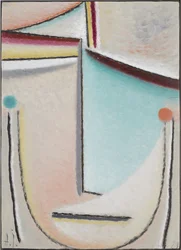 Abstract Head: Pink-Light Blue, 1929