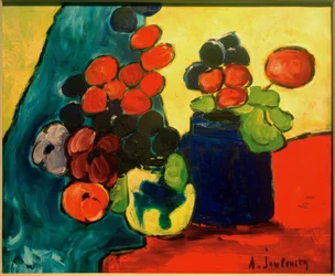 On Red Cloth