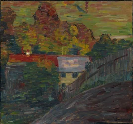 Landscape with Red Roof, Wasserburg