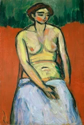 Seated Female Nude