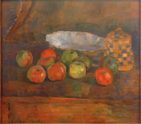 Still Life with Apples, Bowl, and Jug