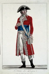 A Prefect in Red Costume (engraving by Alexis Chataignier)