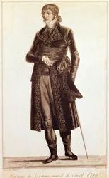 Costume of the Secretary General of the Council of State, c.1804-10