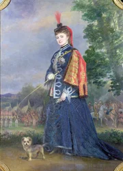 Hortense Schneider (1833-1920) in the role of the Grand Duchess in 