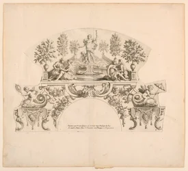 Fan Leaves (Eighth and Ninth Plates of the Set 