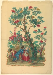 Gathering grapes