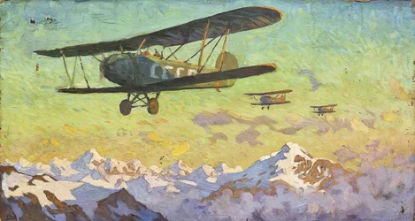 Overflight of the Caucasus Mountains