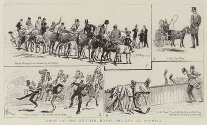Show of the English Horse Society at Olympia