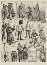 Sketches at the Royal Victoria Coffee Hall, Waterloo-Road, South London