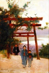 Shin-to Shrine in the Woods, c.1889
