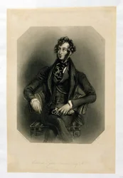 Edward Lytton Bulwer, engraved by H. Cook