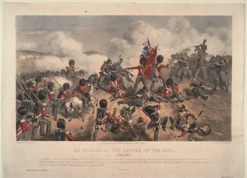 Scene from the Battle of the Alma on September 20, 1854
