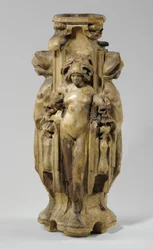 One of 9 maquettes for the Sam Wilson Chimneypiece, c.1908-14 (plaster & shellac)